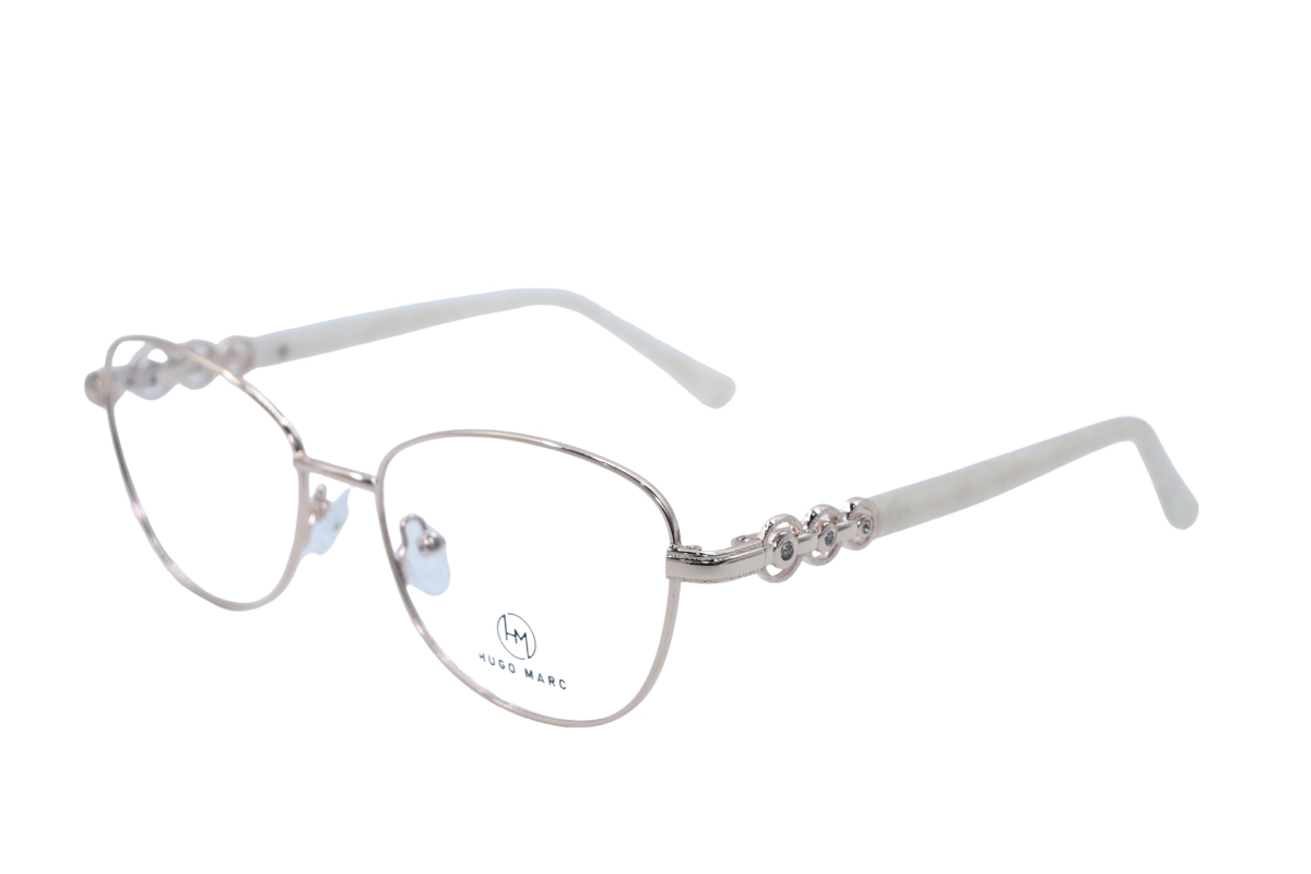 9018 Women Rectangle Metal Eye Frames